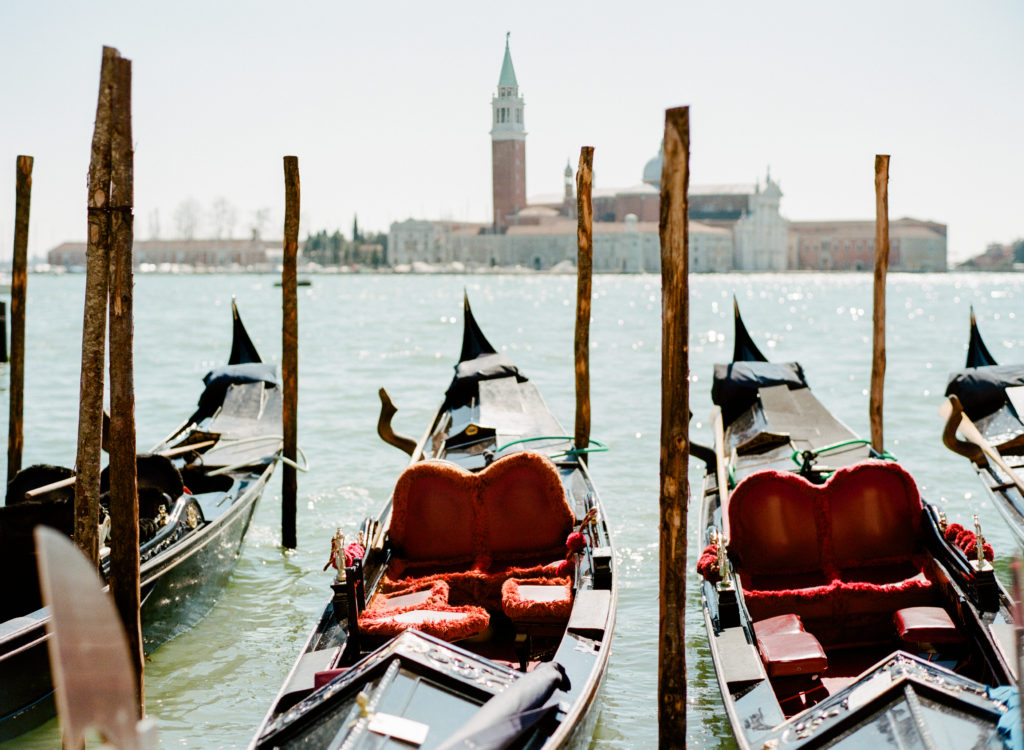 Venice Italy Elopement Wedding Destination Wedding Photographer Gondolas
